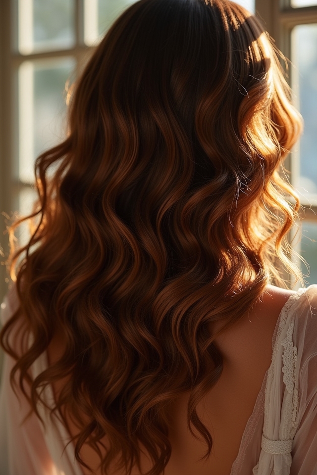 cascading loose waves hairstyle