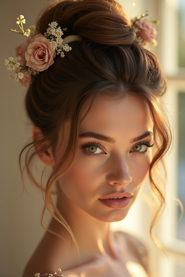 effortless messy top knot