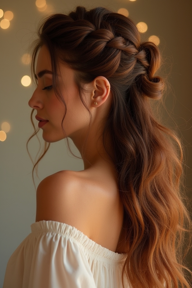 elegant relaxed hairstyle option