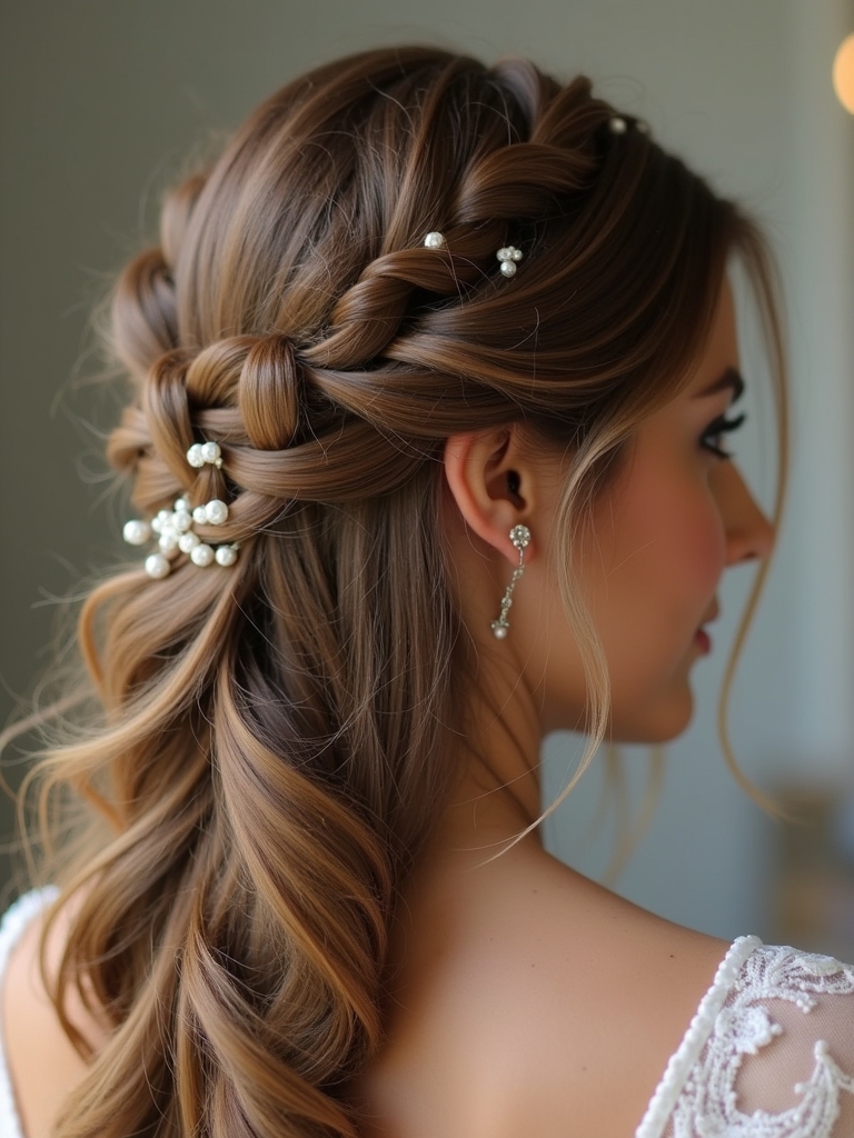 elegant waterfall braid techniques