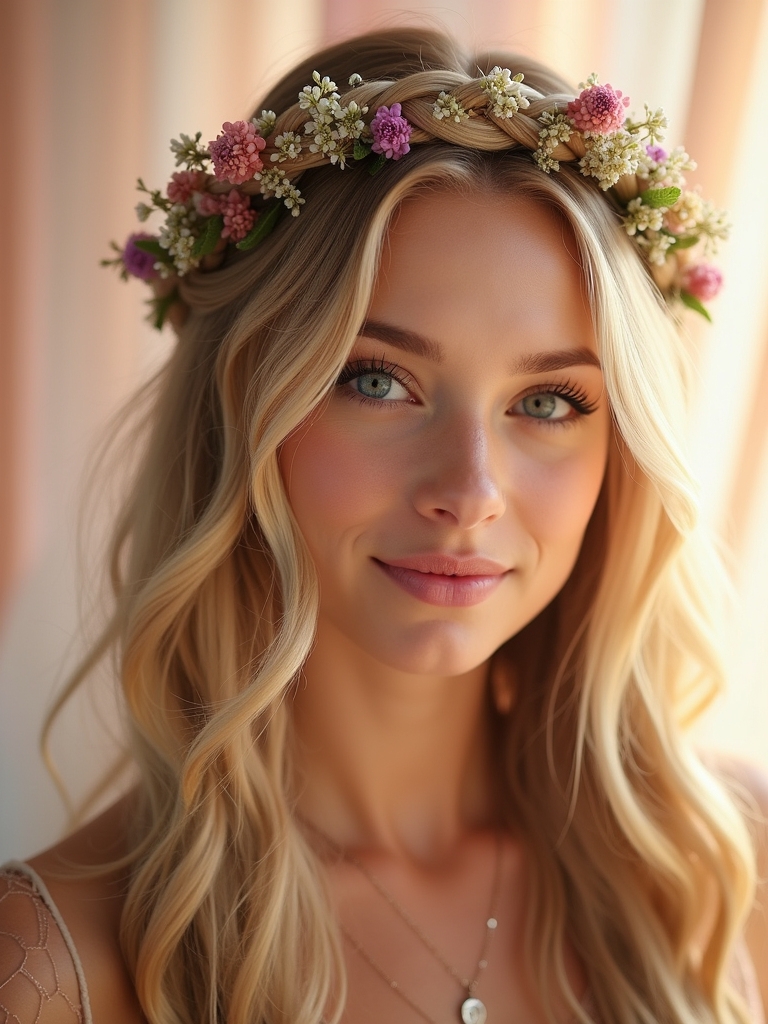 enchanting boho braided hairstyle