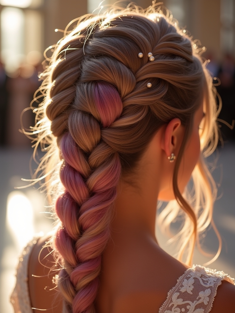 playful bubble braid styles