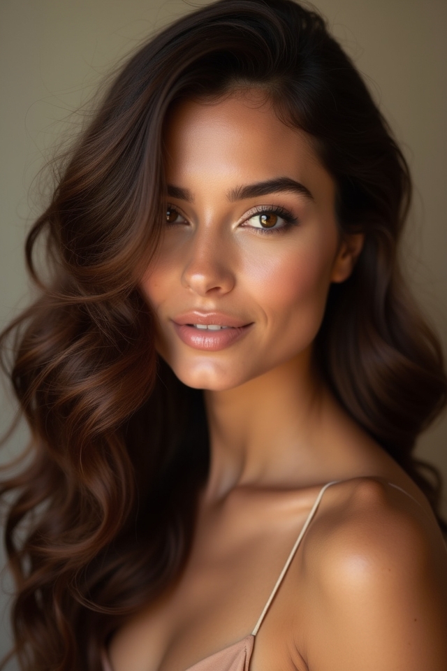 stunning side swept elegance