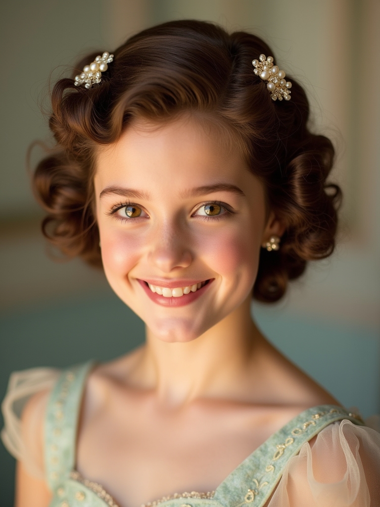 timeless elegance with curls