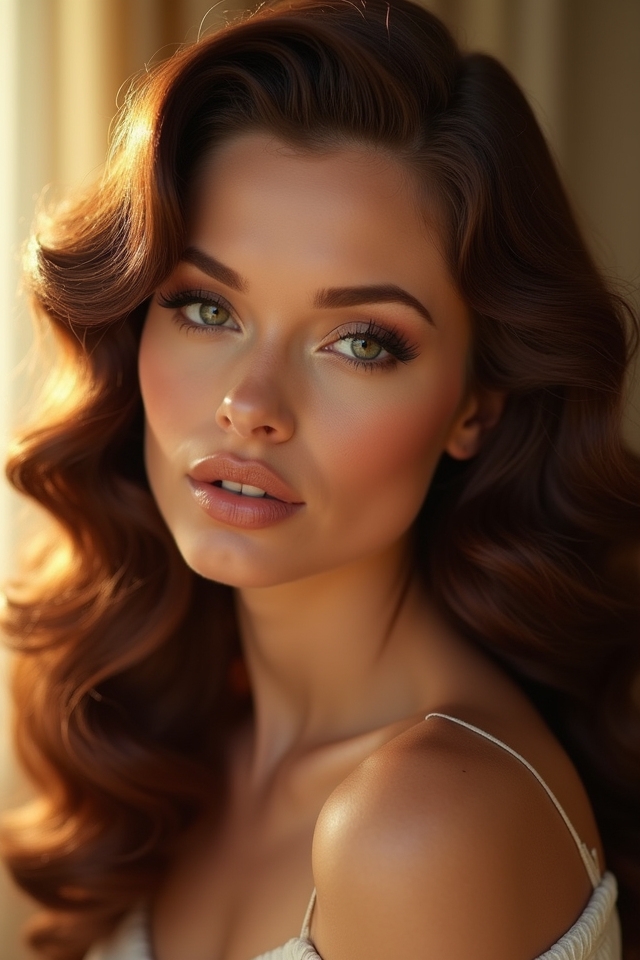 vintage glamour and confidence